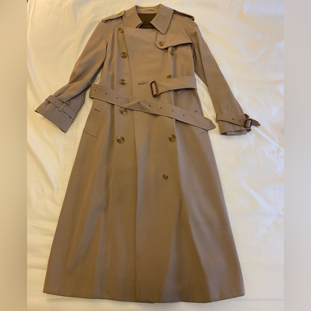 Vintage 1980s burberrys Burberry classic long trench coat (fits XS or 0/2)